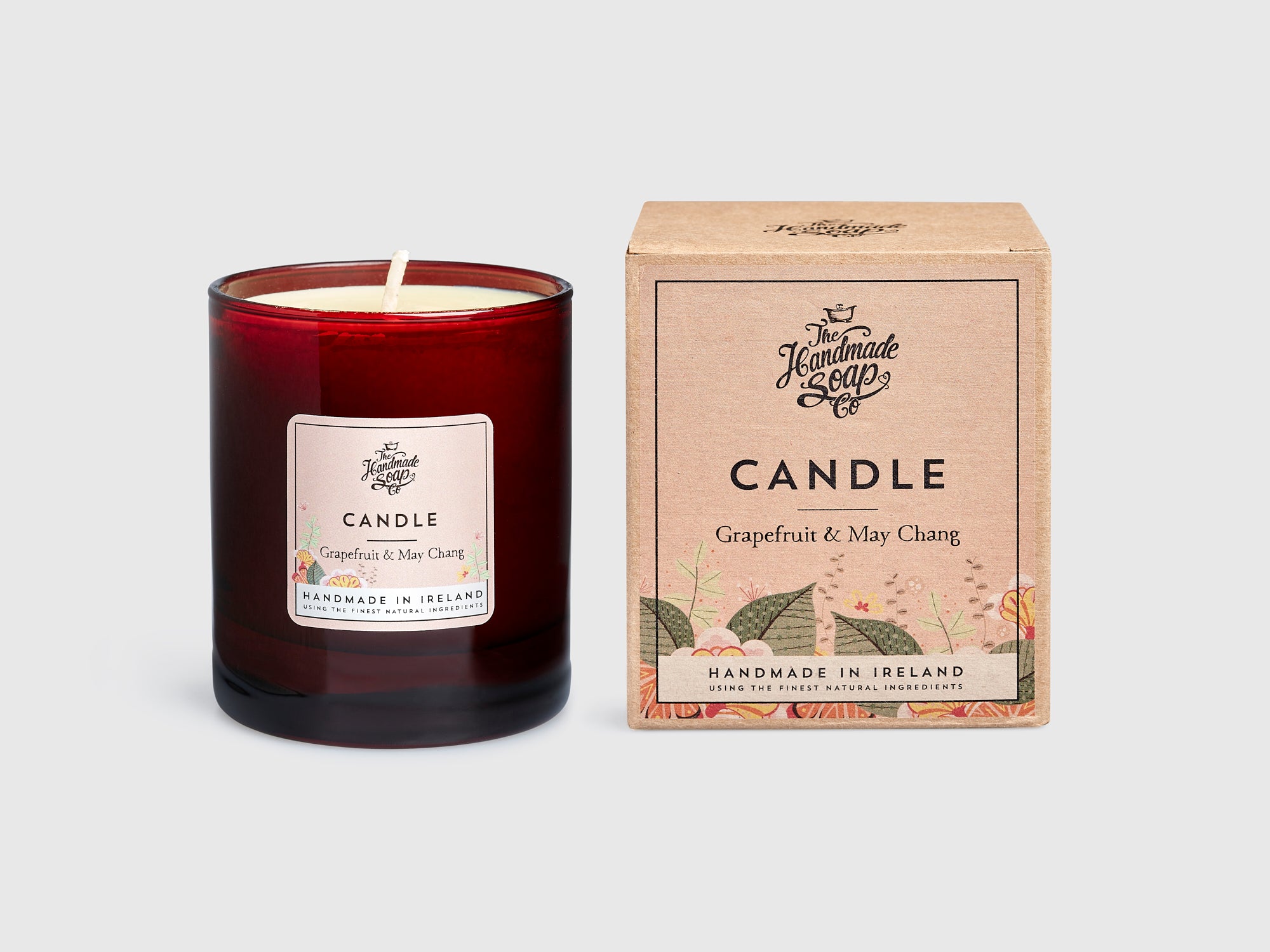 Soy Wax Candle - Grapefruit & May Chang