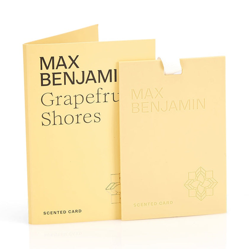 Max Benjamin Scented Card Grapefruit Shores Red Earth