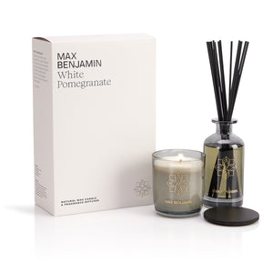 Max Benjamin Candle & Diffuser Gift Set - White Pomegranate