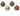 Glass Baubles with Beads, Glitter, Diamonds & Gems