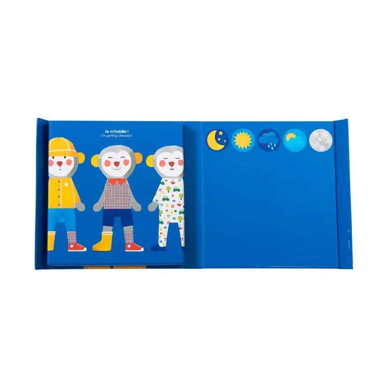 Magnetic game Getting dressed Les Popipop