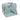 Merino Wool Cashmere Throw Duck Egg Herringbone