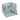 Merino Wool Cashmere Throw Duck Egg Herringbone