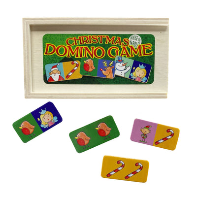 Wooden Christmas Dominoes