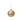 Glass Bauble with Beads, Glitter, Diamonds & Gems - Champagne