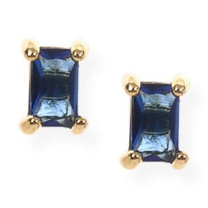 Blue Star Earring Stack Gold