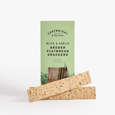 Cheese Seeded Flatbread Crackers