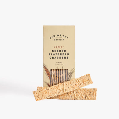 Cheese Seeded Flatbread Crackers