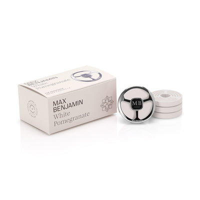 Car Fragrance Dispenser Gift Set - White Pomegranete