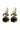 Parsana Earrings Black Grey