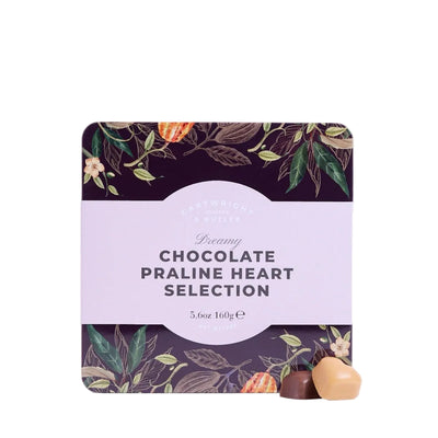 Chocolate Praline Heart Selection Tin