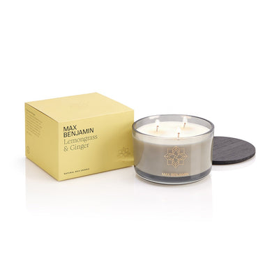 3 Wick Candle - Lemongrass and Ginger 560g