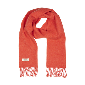 Irish Woolen Scarf - Medium - Burnt Orange