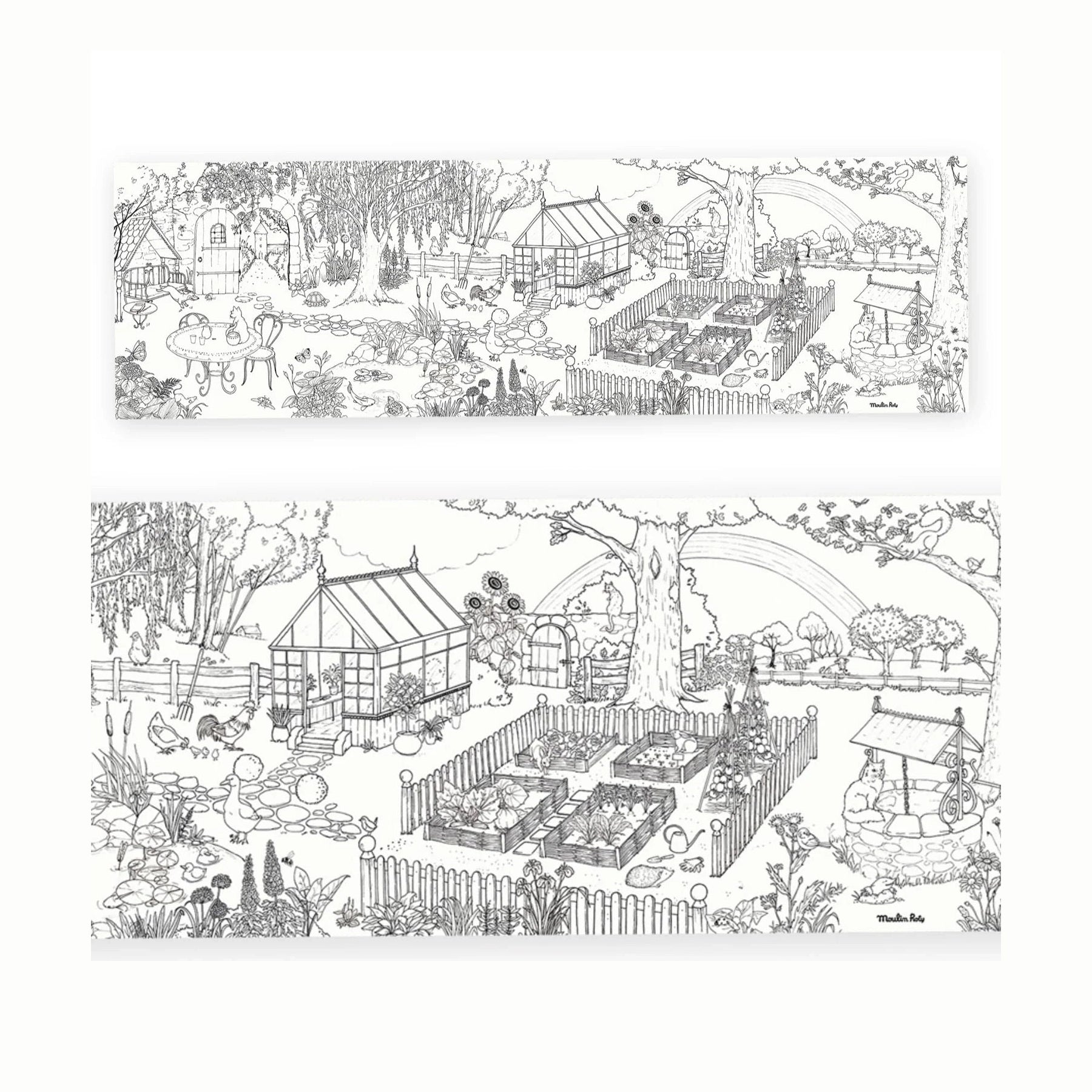 Giant Colouring Poster - A Walk in the Park