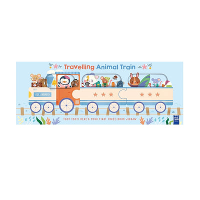 Animal Train: Travelling Book Jigsaw