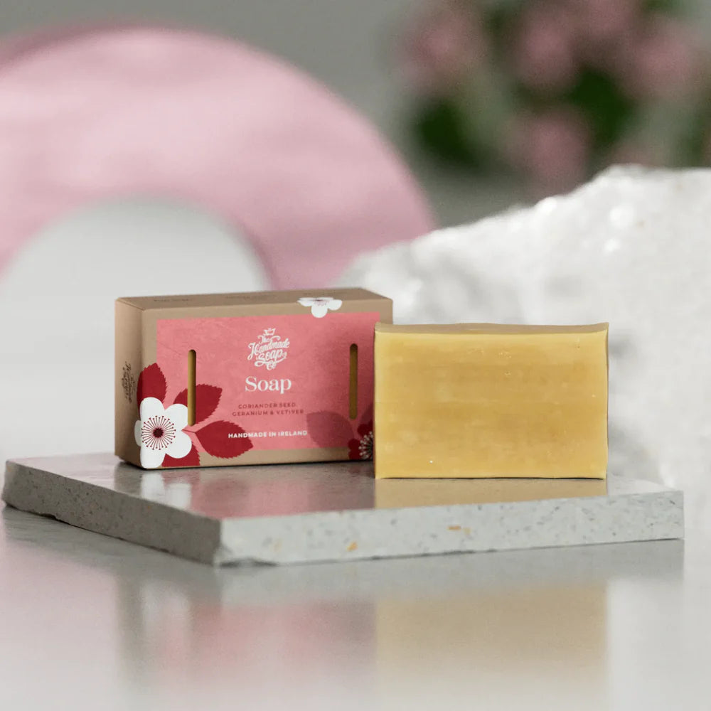 Coriander Seed, Geranium & Vetiver Soap (140g)