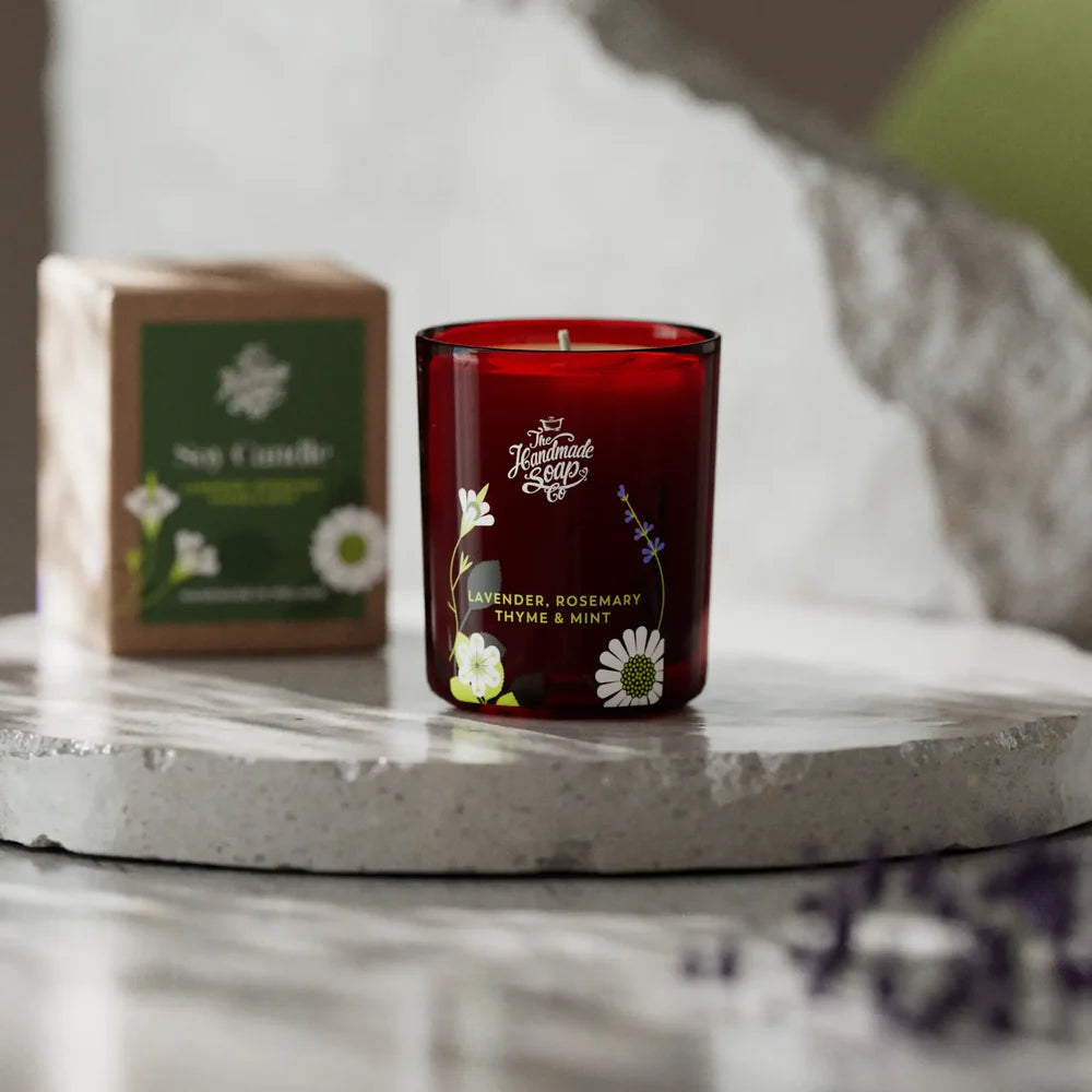 Lavender, Rosemary, Thyme & Mint Mini Candle (70g)