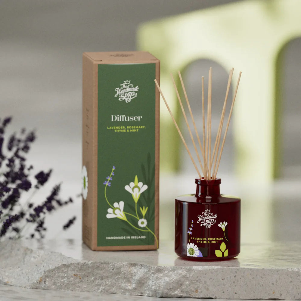 Reed Fragrance Diffuser - Lavender, Rosemary, Thyme & Mint (200ml)