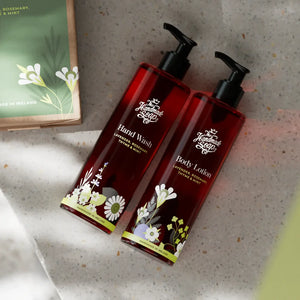 Hand Wash & Lotion Set - Lavender, Rosemary, Thyme & Mint (250ml x2)
