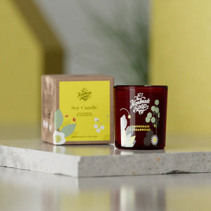 Lemongrass & Cedarwood Soy Scented Candle (160g)