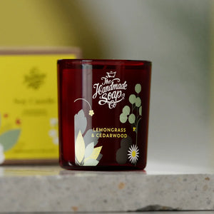 Lemongrass & Cedarwood Soy Scented Candle (160g)