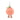Amuseables Peach Bag Charm 15cm