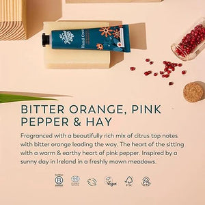 Bitter Orange, Pink Pepper & Hay Hand Cream (30g)