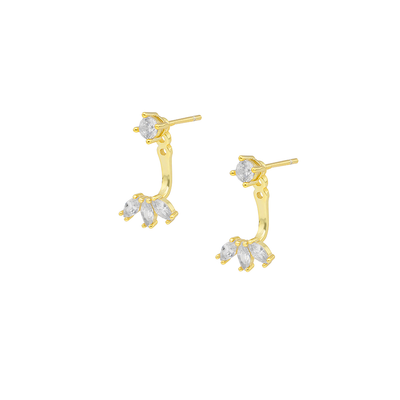 Dessa Drop Earrings Gold