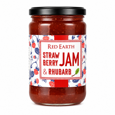 Red Earth Strawberry & Rhubarb Jam