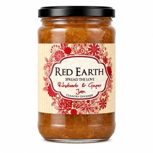 Red Earth Rhubarb & Ginger Jam