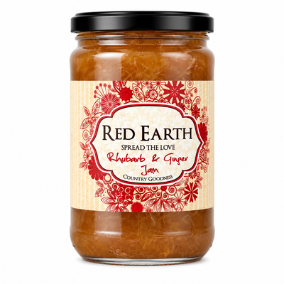 Red Earth Rhubarb & Ginger Jam