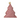 Christmas Tree Cushion - Pink