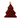 Christmas Tree Cushion - Maroon