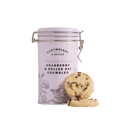 Cranberry & Rolled Oat Crumbles in Tin