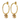 Diega Golden Hoop Earring