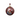 Foam Bauble with Bear Sipping Juice Motif