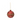 Glass Bauble with Beads, Glitter, Diamonds & Gems - Red