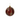 Glass Bauble with Snowflake Motif - Deep Red & Gold