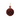 Glass Bauble with Velvet Glitter Finish - Double Line Design