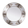 Zahra Mirror Round - HUA086 (Please see shipping details* below) - Mindy Brownes Interiors - Genesis Fine Arts 