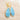 Turquoise Chalcedony Earrings- Short