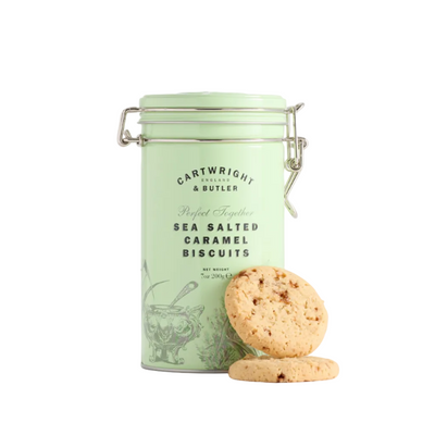 Sea Salted Caramel Biscuits in Tin