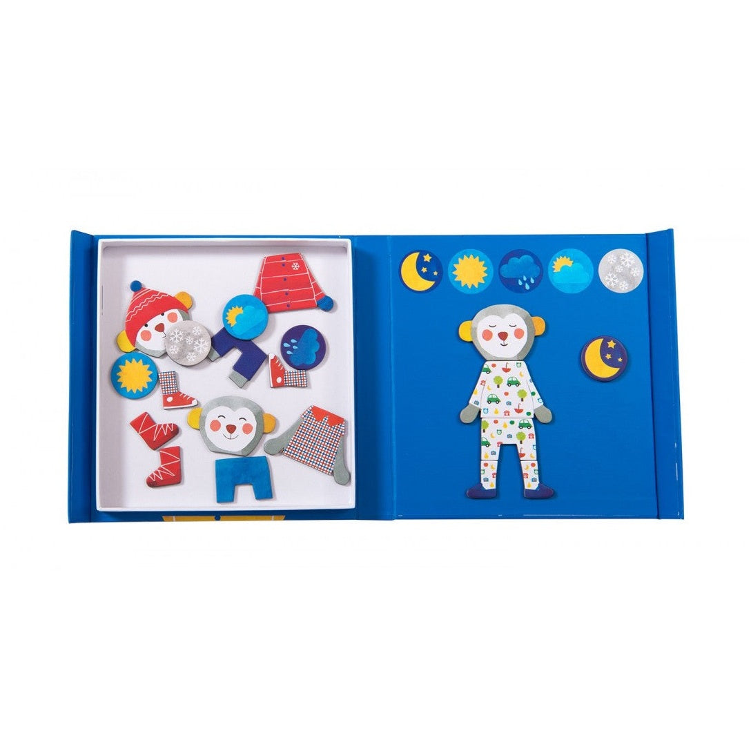Magnetic game Getting dressed Les Popipop