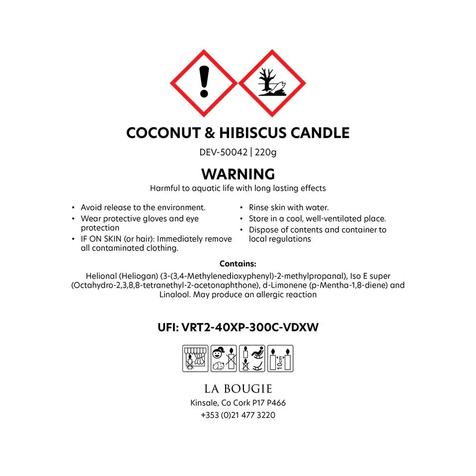 Coconut & Hibiscus Candle