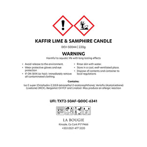 Kaffir Lime & Samphire Candle