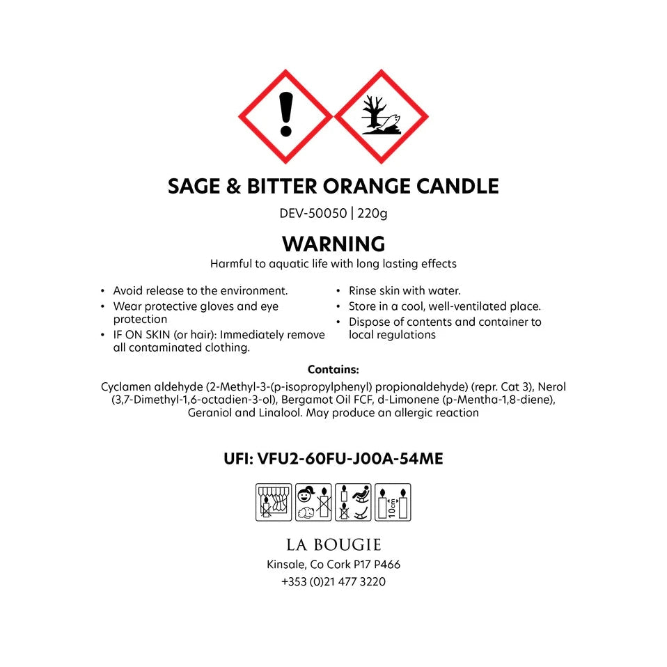 Sage & Bitter Orange Candle