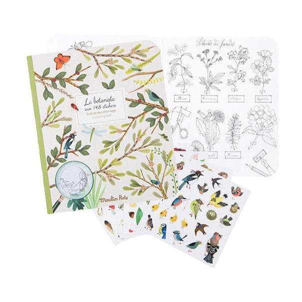 Botanist Colouring & Sticker Book