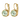Louise Light Green Earring