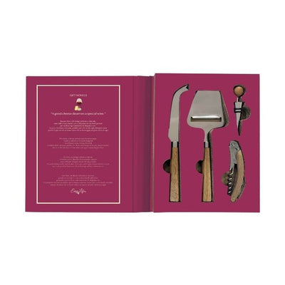 Cheese and Wine Knives Gift set - 4 Pieces