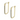 Black Crystal Oval Hoop Earrings Gold